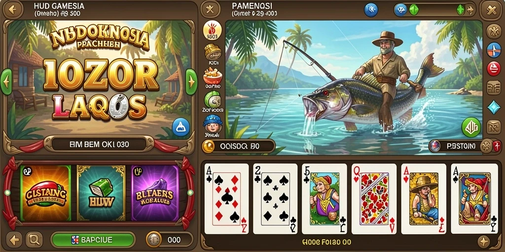Tampilan menarik dengan level yang menantang.