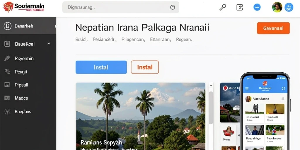 Tampilan antarmuka pengguna yang intuitif dan menarik.