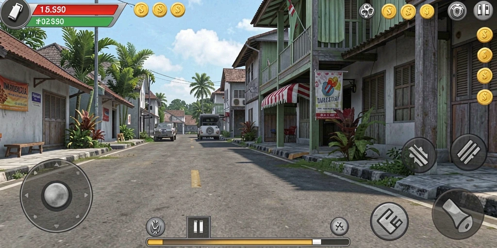 Tampilan karakter yang menarik dalam BINTANGMPO.