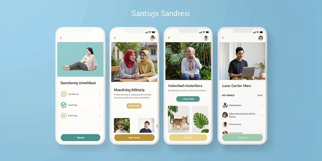 Tampilan antarmuka pengguna yang menarik.