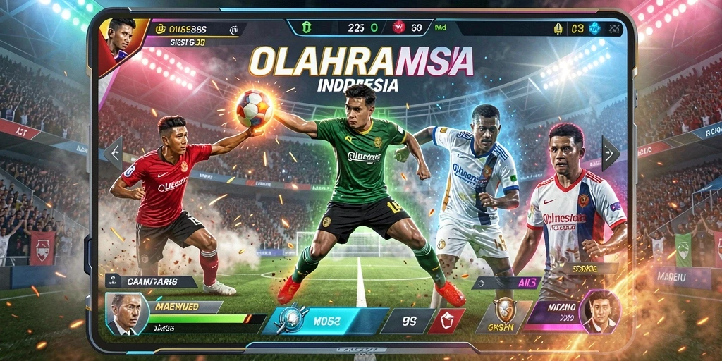 Tampilan menu utama yang intuitif dan menarik.