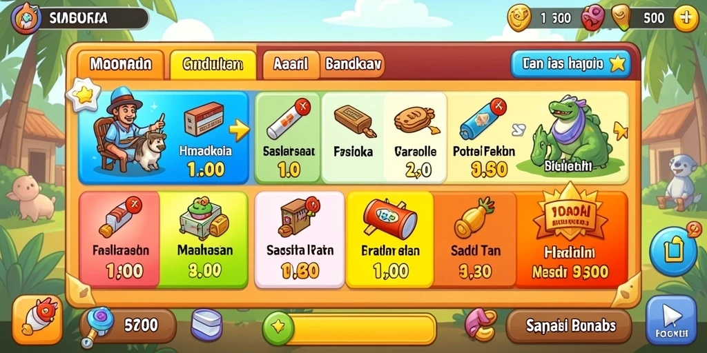 Tampilan antarmuka yang menarik dan user-friendly.