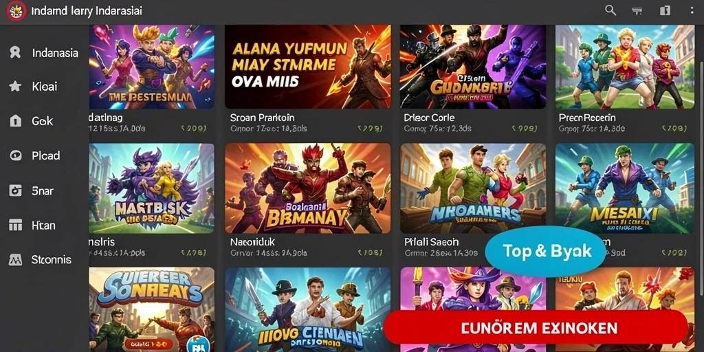 Tampilan antarmuka LUCK365 yang menarik dan user-friendly.