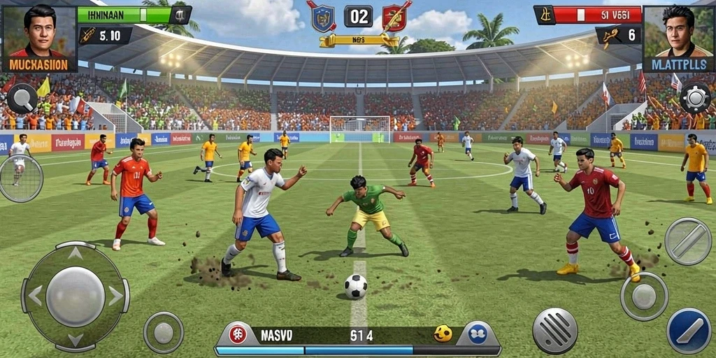 Gameplay yang seru dengan banyak tantangan.