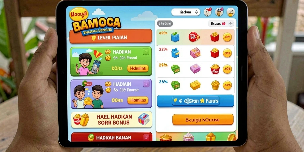 Tampilan antarmuka utama yang menarik dan mudah digunakan.