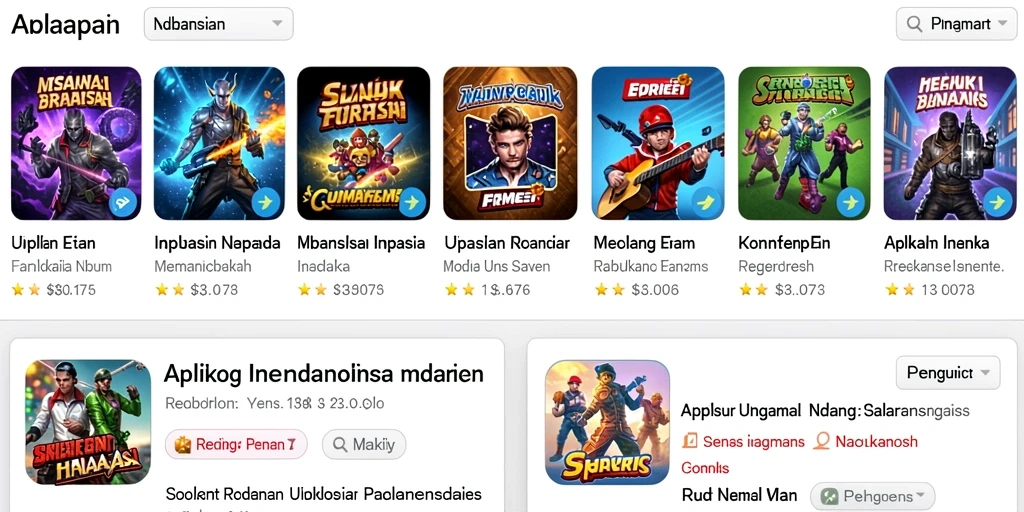 Tampilan luar karakter samurai yang menakjubkan.